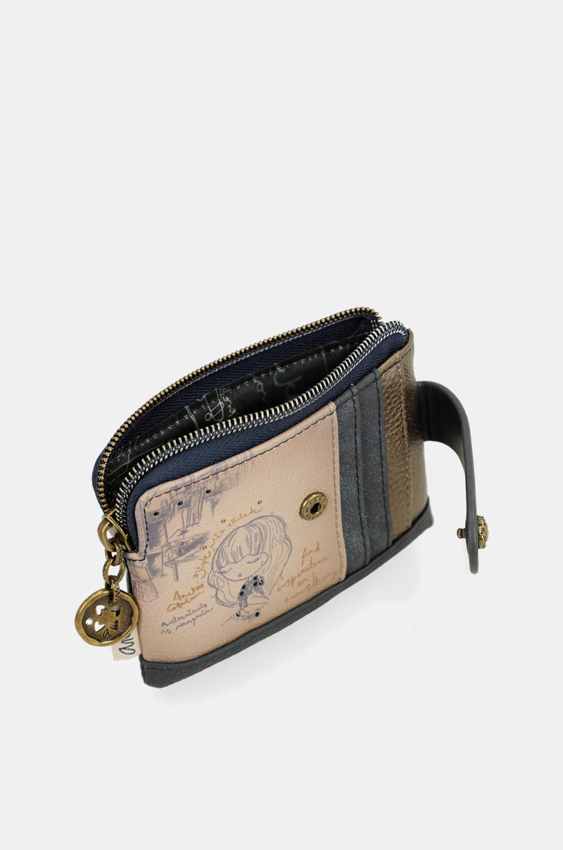 Porte-monnaie et porte-cartes moyen Studio