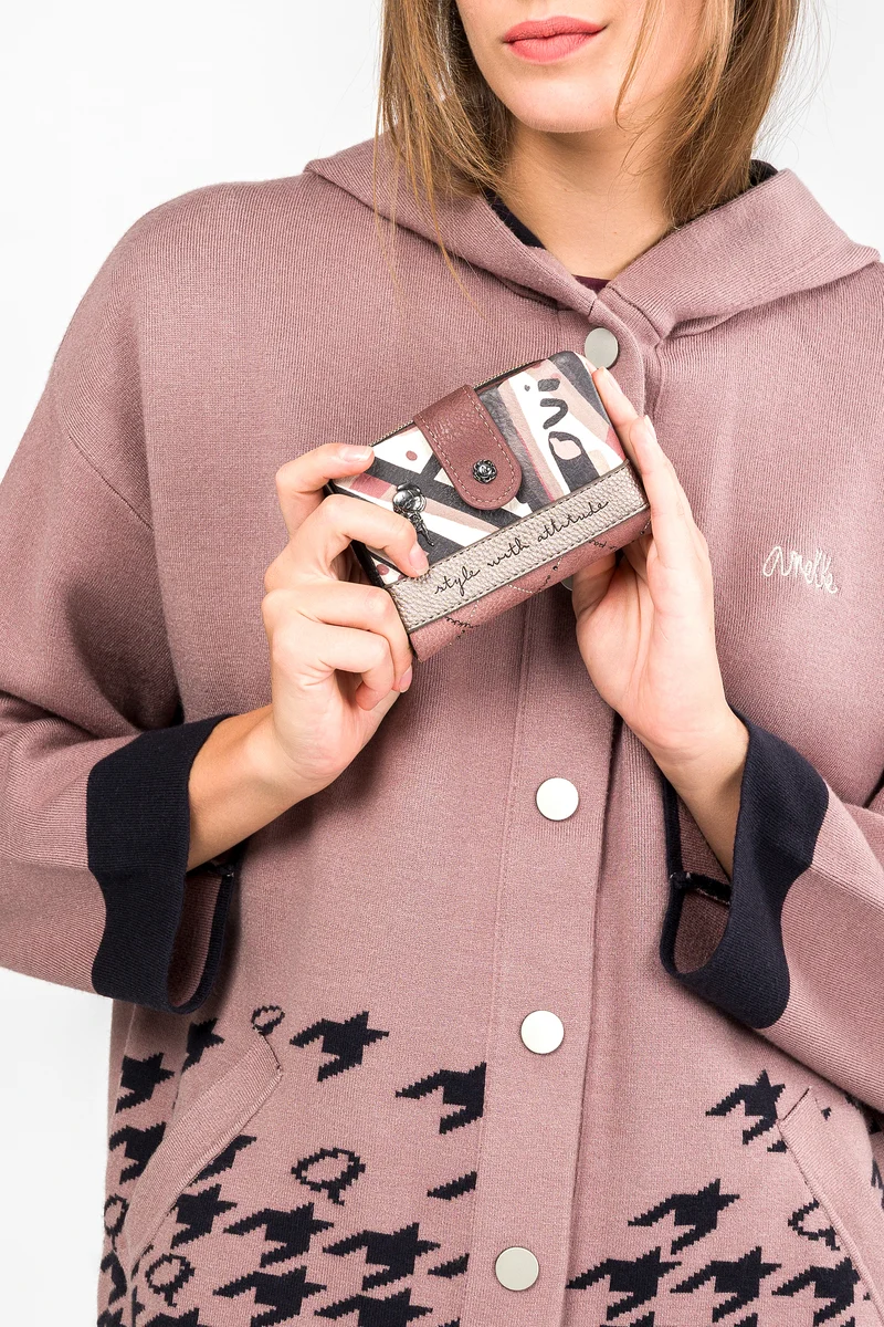 Portefeuille souple RFID petit Parisian