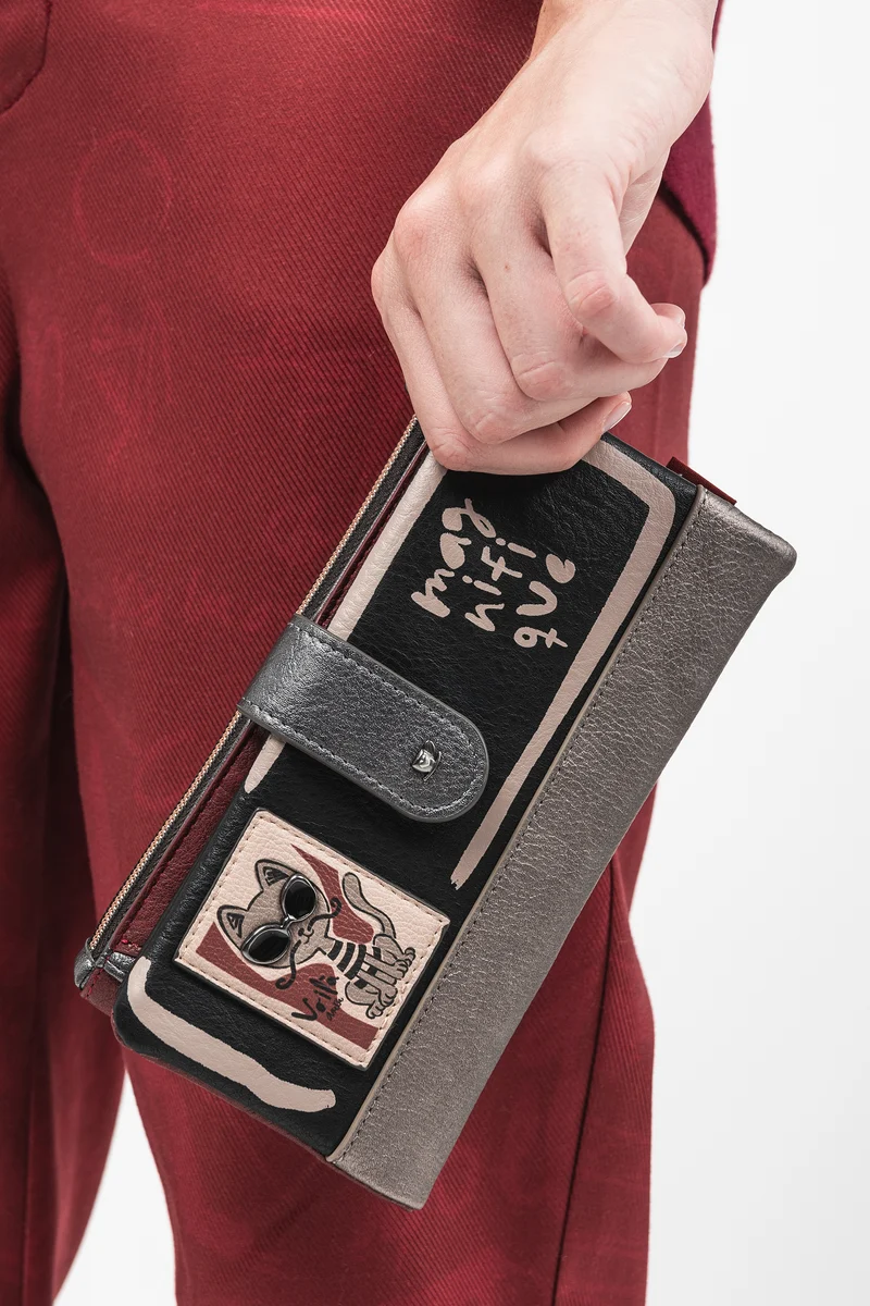 Portefeuille souple RFID grand Parisian