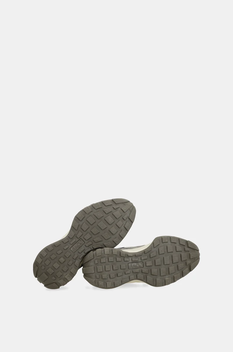 Baskets taupe métallisé
