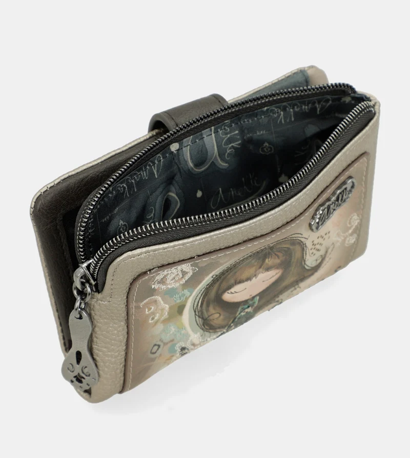 Portefeuille souple RFID moyen Real