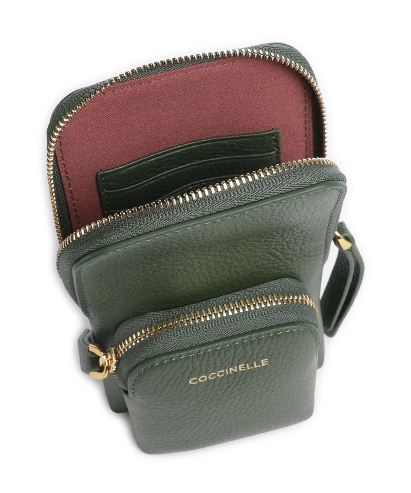 Coccinelle Pixie Pochette telephone garden green