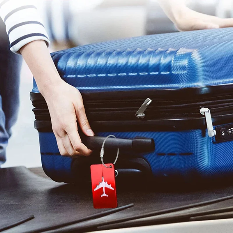 Étiquette Bagage Aluminium | Identification Sécurisée Voyage