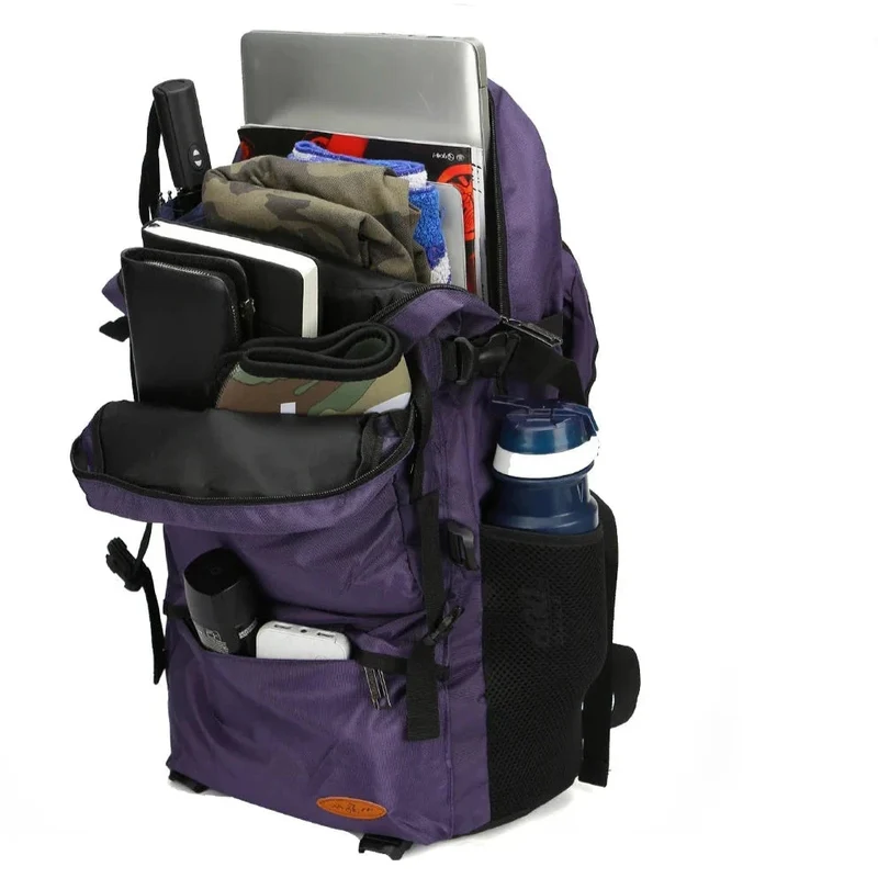 Sac à Dos Randonnée 50l | Nylon Imperméable Compartimenté