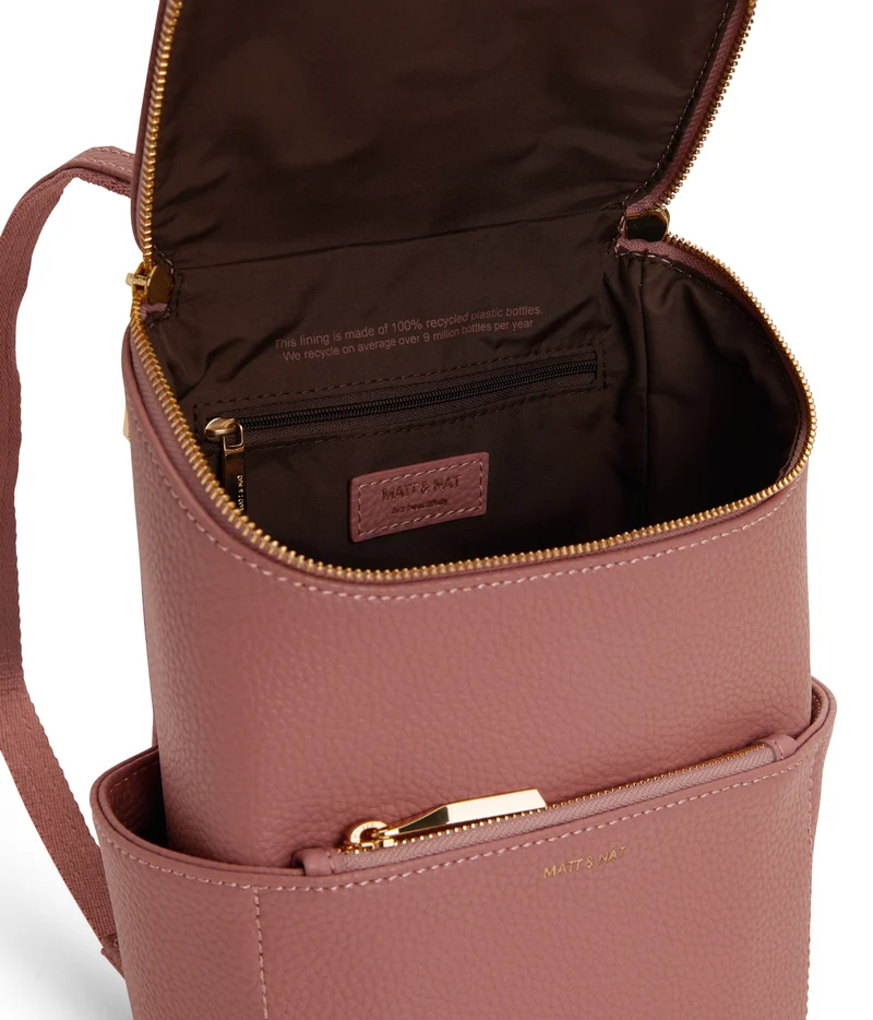 BRAVESM Petit sac à dos végétalien - Pureté