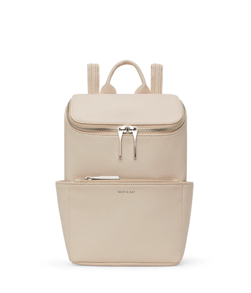BRAVESM Petit sac à dos végétalien - Pureté