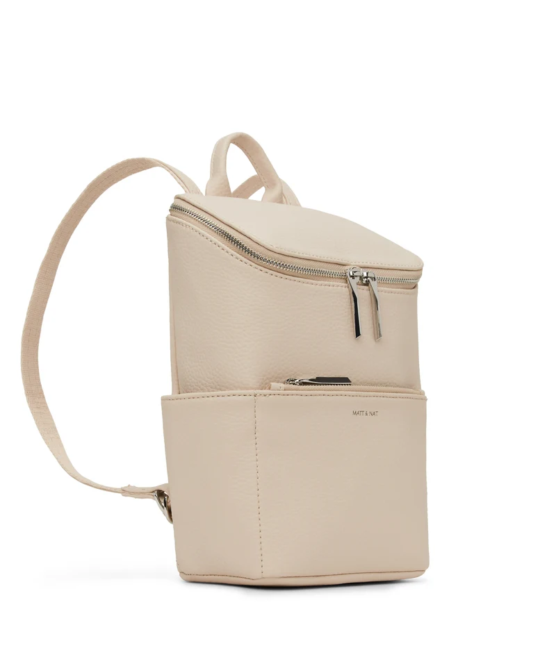 BRAVESM Petit sac à dos végétalien - Pureté