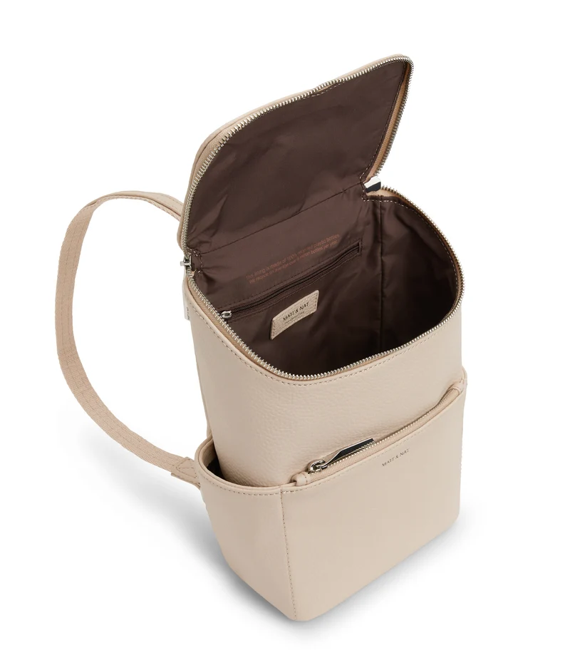 BRAVESM Petit sac à dos végétalien - Pureté