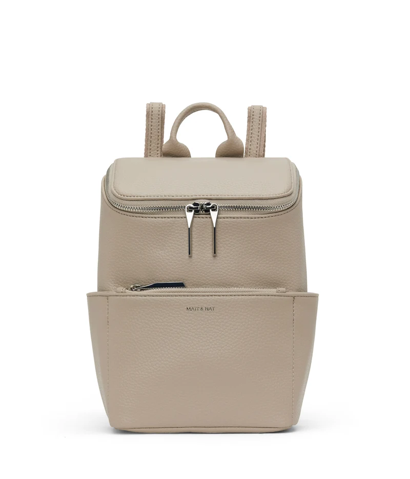 BRAVESM Petit sac à dos végétalien - Pureté
