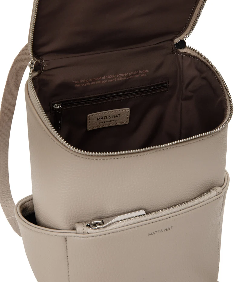 BRAVESM Petit sac à dos végétalien - Pureté