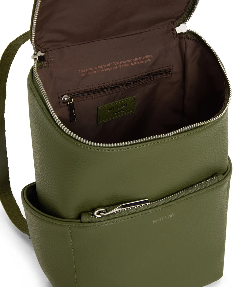 BRAVESM Petit sac à dos végétalien - Pureté