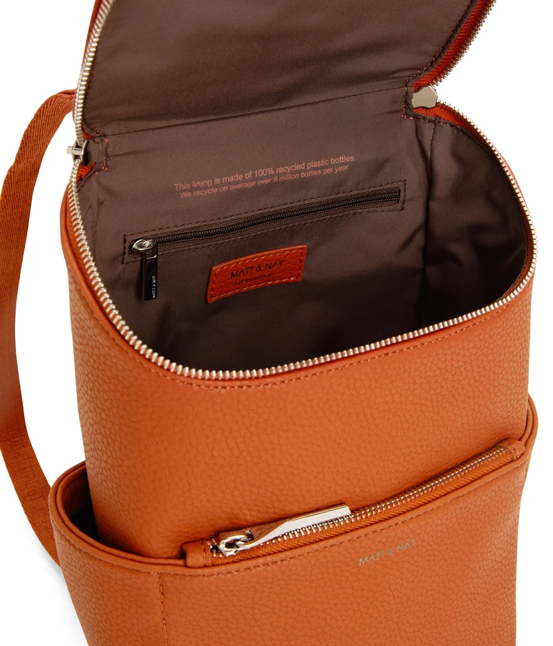 BRAVESM Petit sac à dos végétalien - Pureté