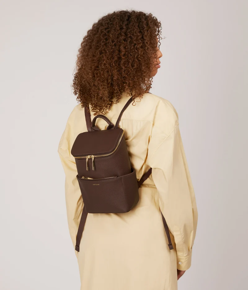 BRAVESM Petit sac à dos végétalien - Pureté
