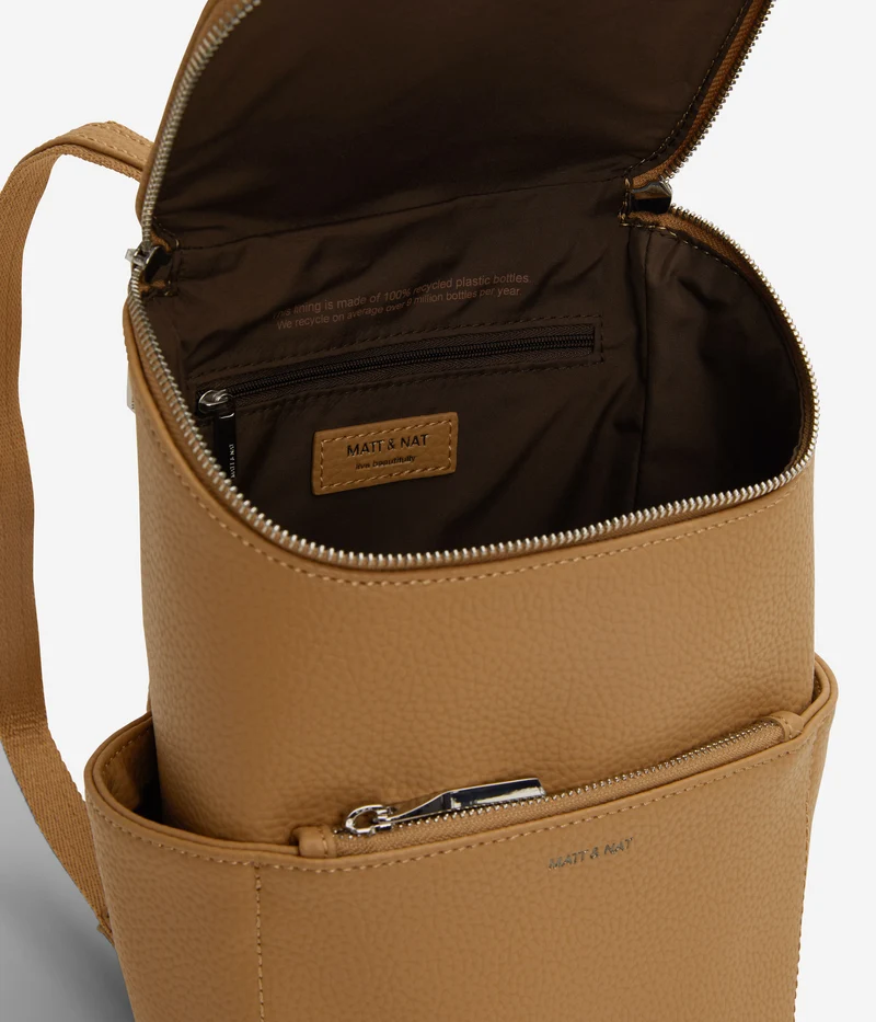 BRAVESM Petit sac à dos végétalien - Pureté