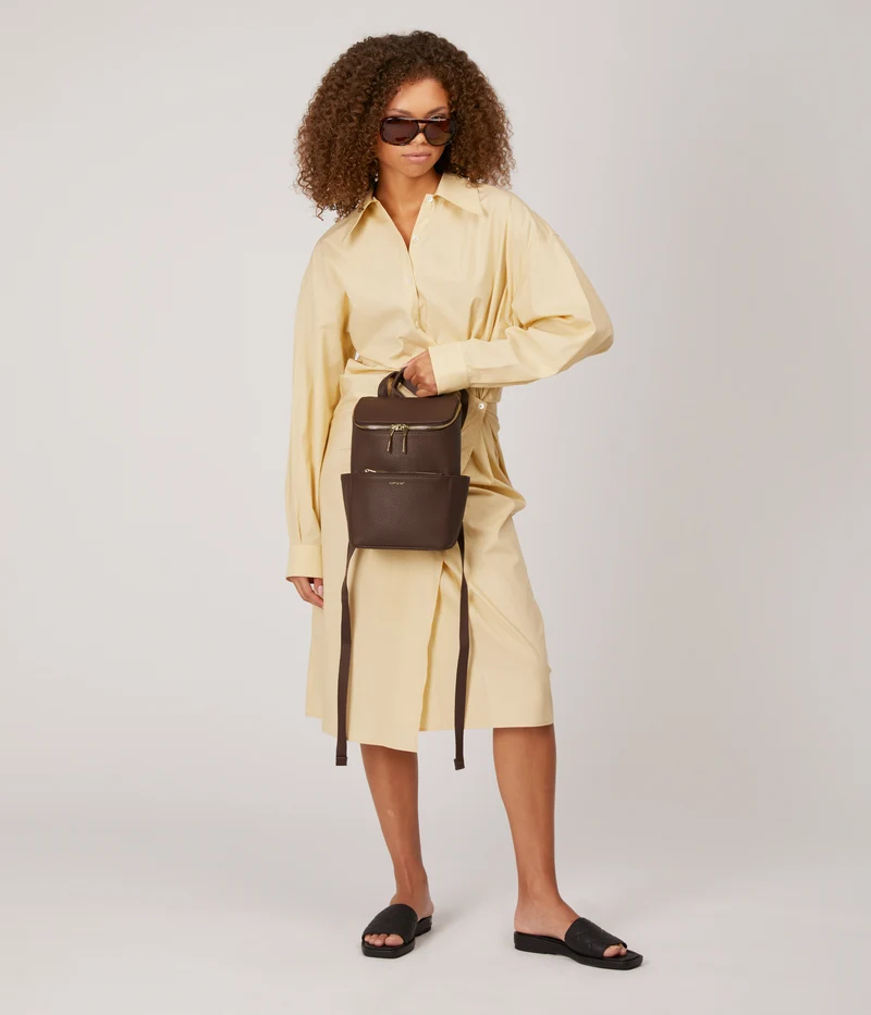 BRAVESM Petit sac à dos végétalien - Pureté