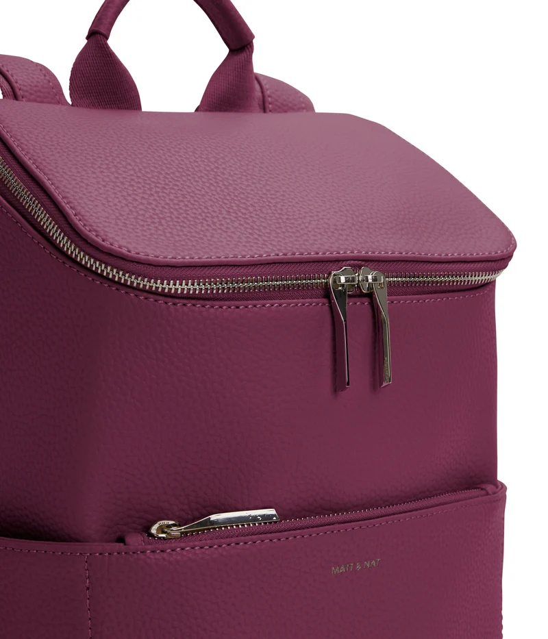BRAVESM Petit sac à dos végétalien - Pureté
