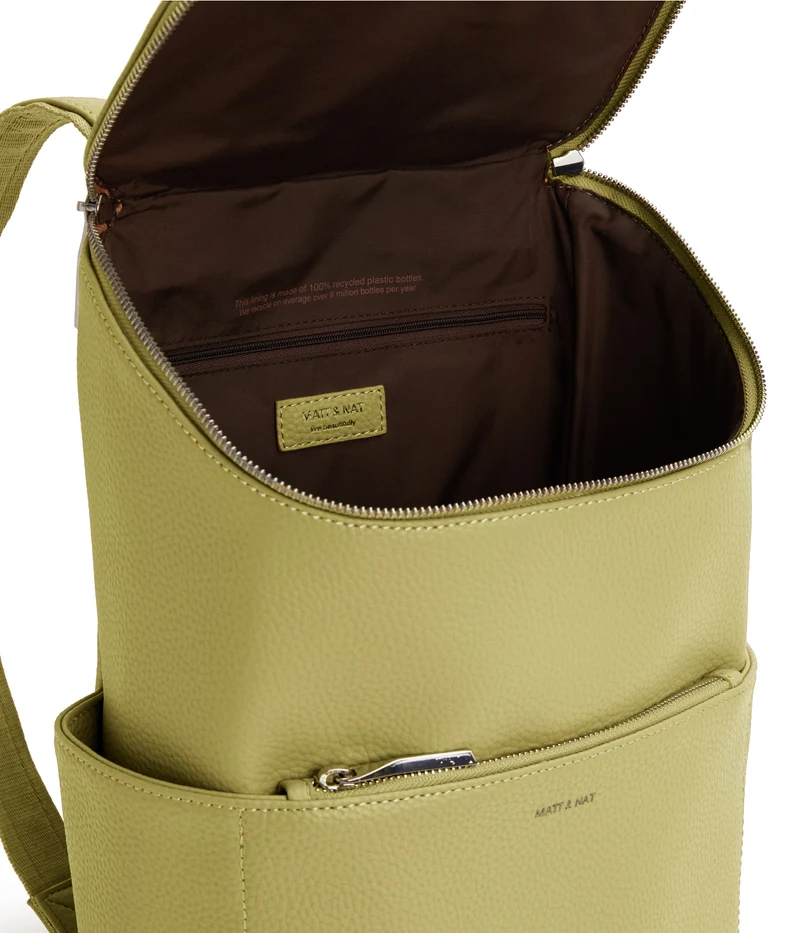 BRAVESM Petit sac à dos végétalien - Pureté