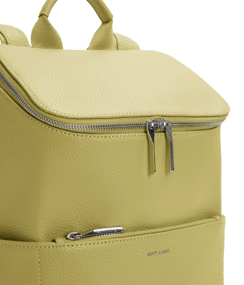 BRAVESM Petit sac à dos végétalien - Pureté