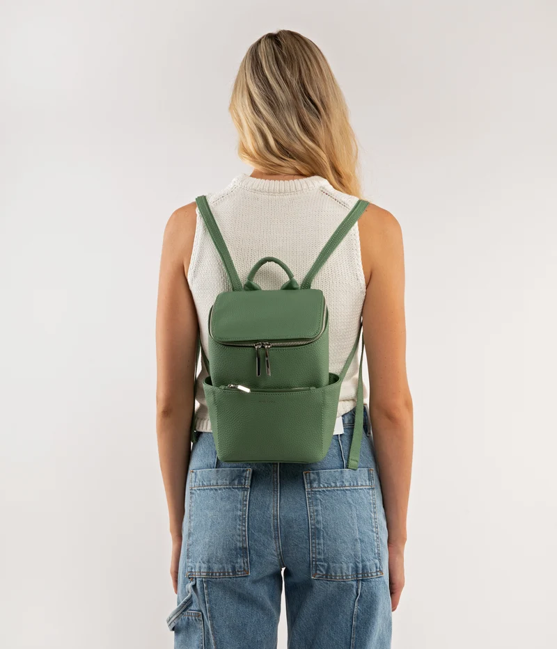BRAVESM Petit sac à dos végétalien - Pureté