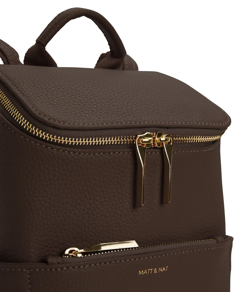 BRAVESM Petit sac à dos végétalien - Pureté