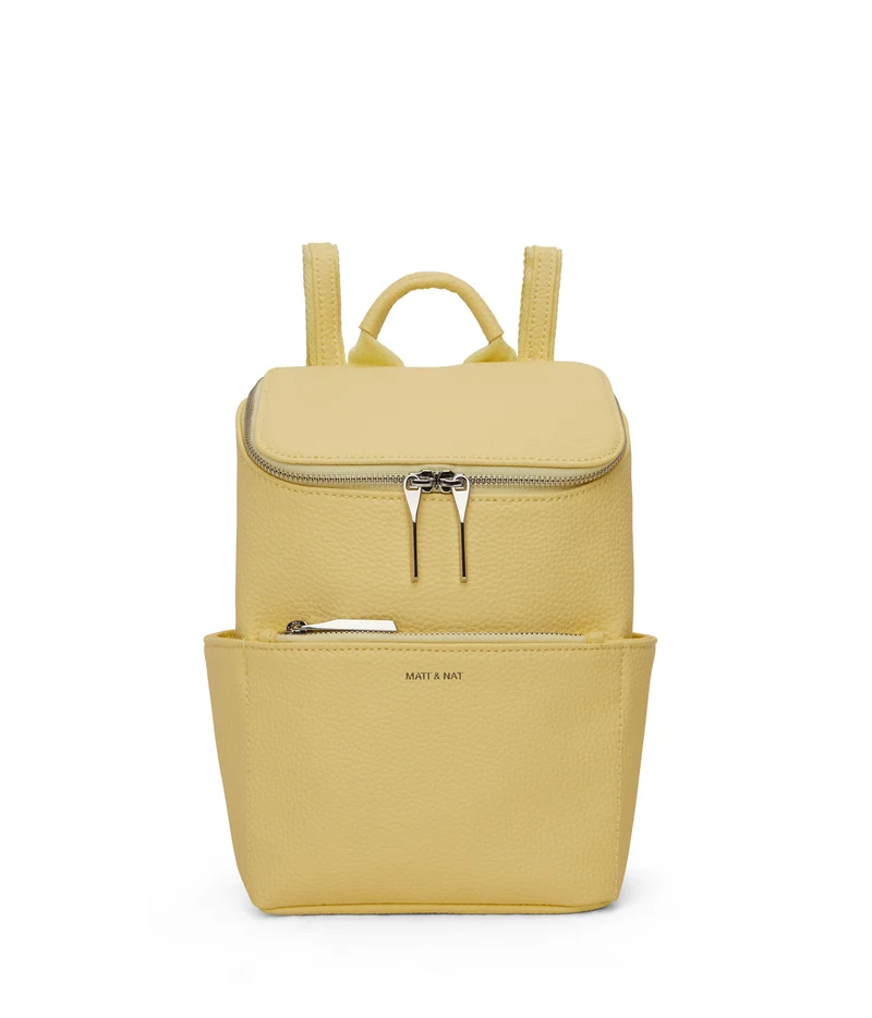 BRAVESM Petit sac à dos végétalien - Pureté