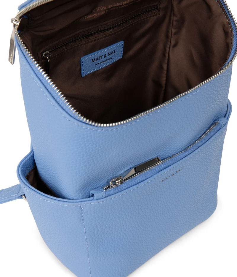 BRAVESM Petit sac à dos végétalien - Pureté