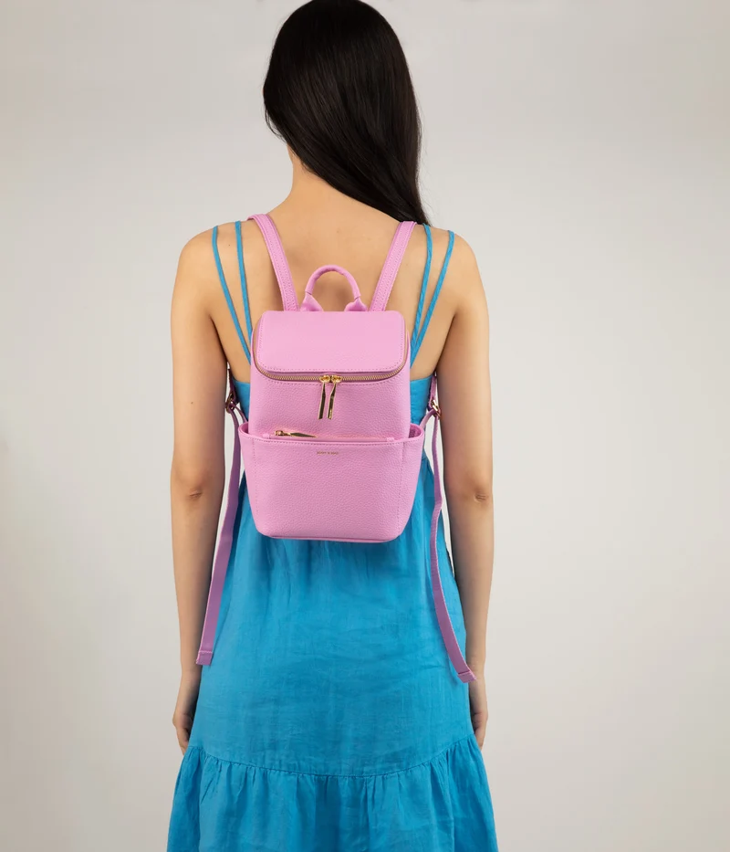 BRAVESM Petit sac à dos végétalien - Pureté