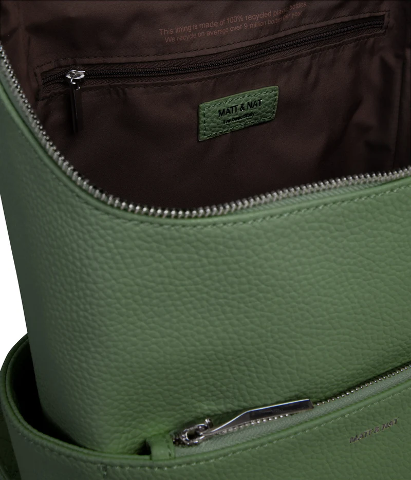 BRAVESM Petit sac à dos végétalien - Pureté