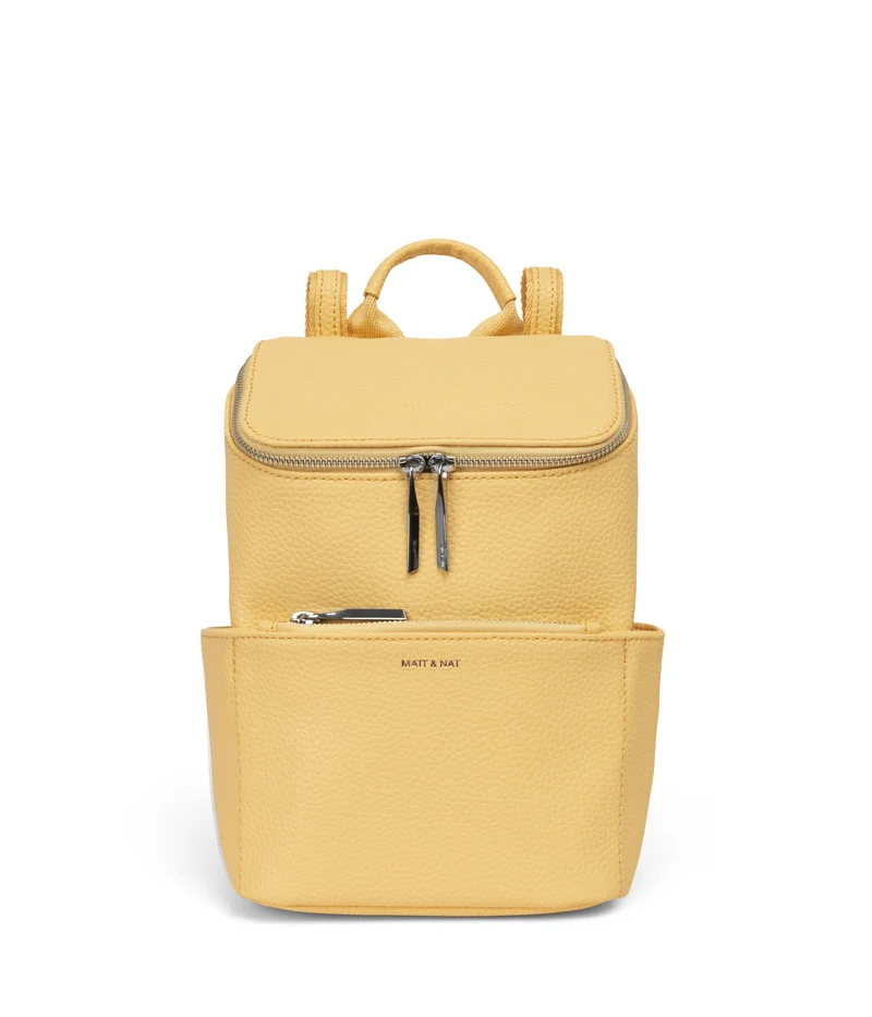 BRAVESM Petit sac à dos végétalien - Pureté