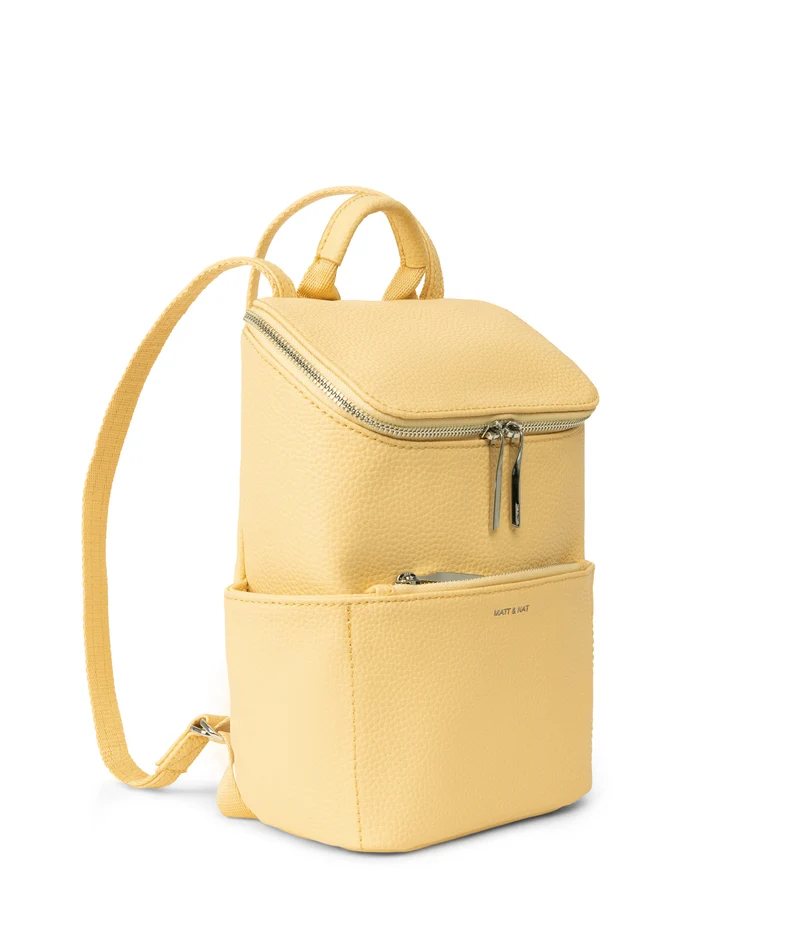 BRAVESM Petit sac à dos végétalien - Pureté