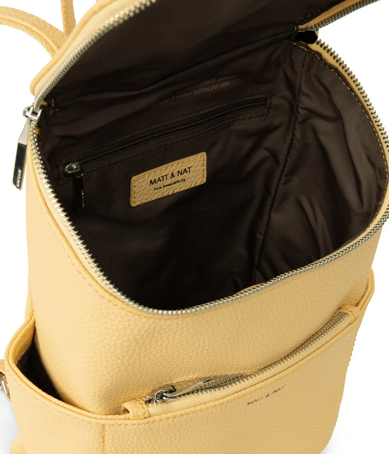 BRAVESM Petit sac à dos végétalien - Pureté