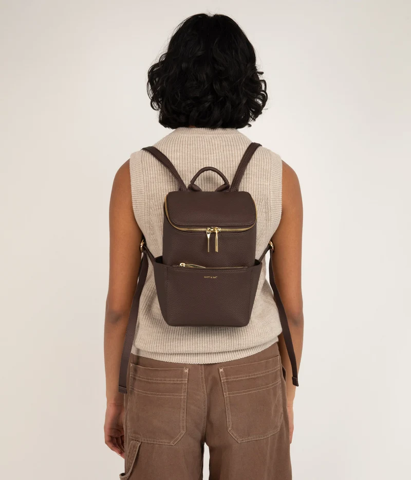 BRAVESM Petit sac à dos végétalien - Pureté