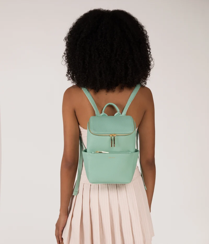 BRAVESM Petit sac à dos végétalien - Pureté