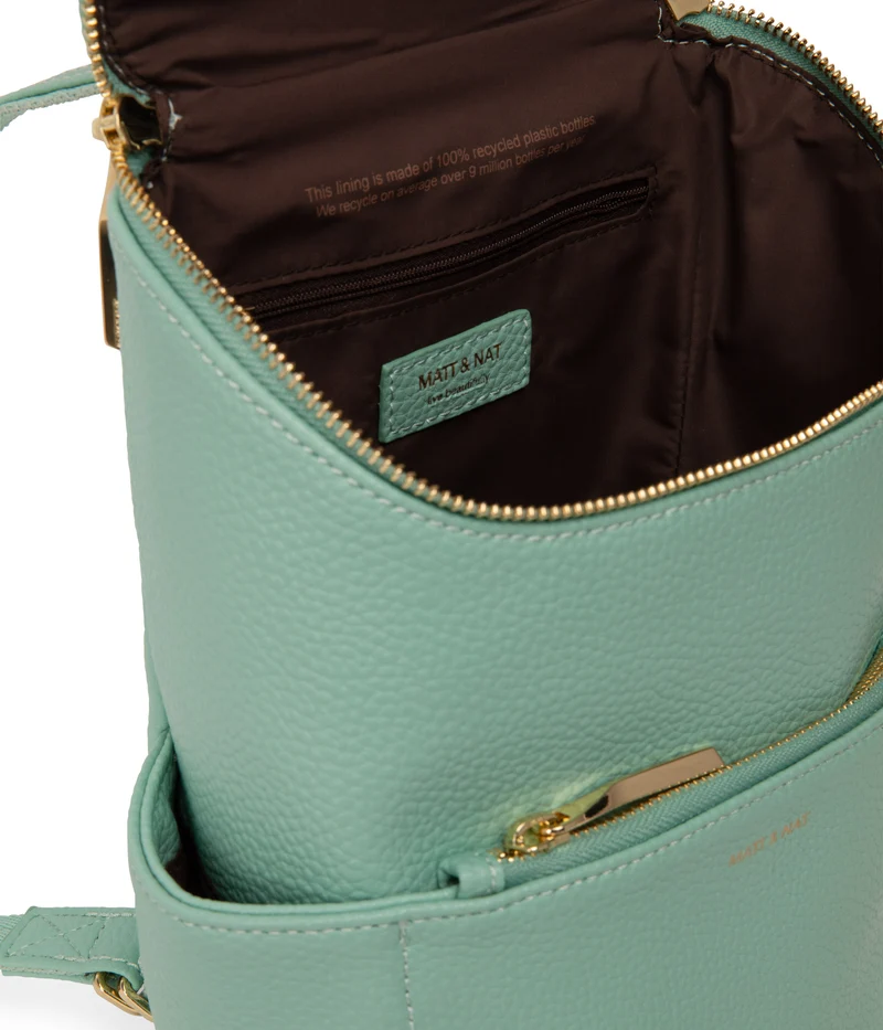 BRAVESM Petit sac à dos végétalien - Pureté