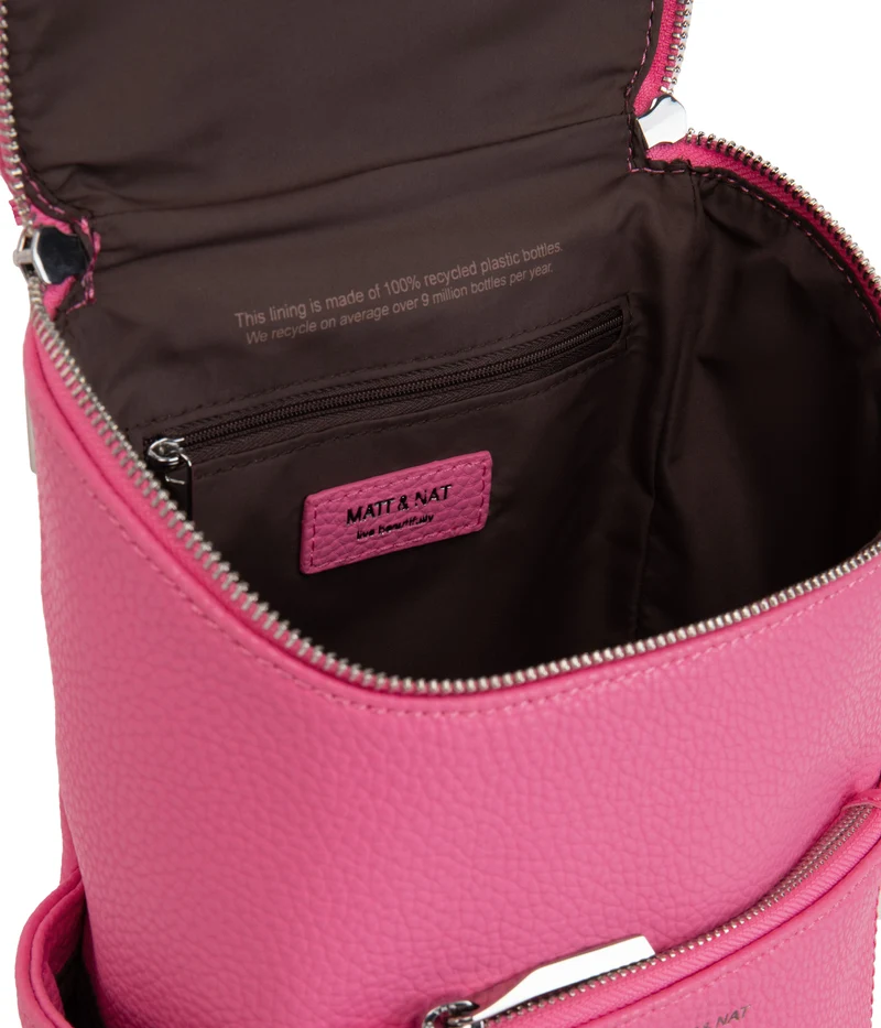 BRAVESM Petit sac à dos végétalien - Pureté