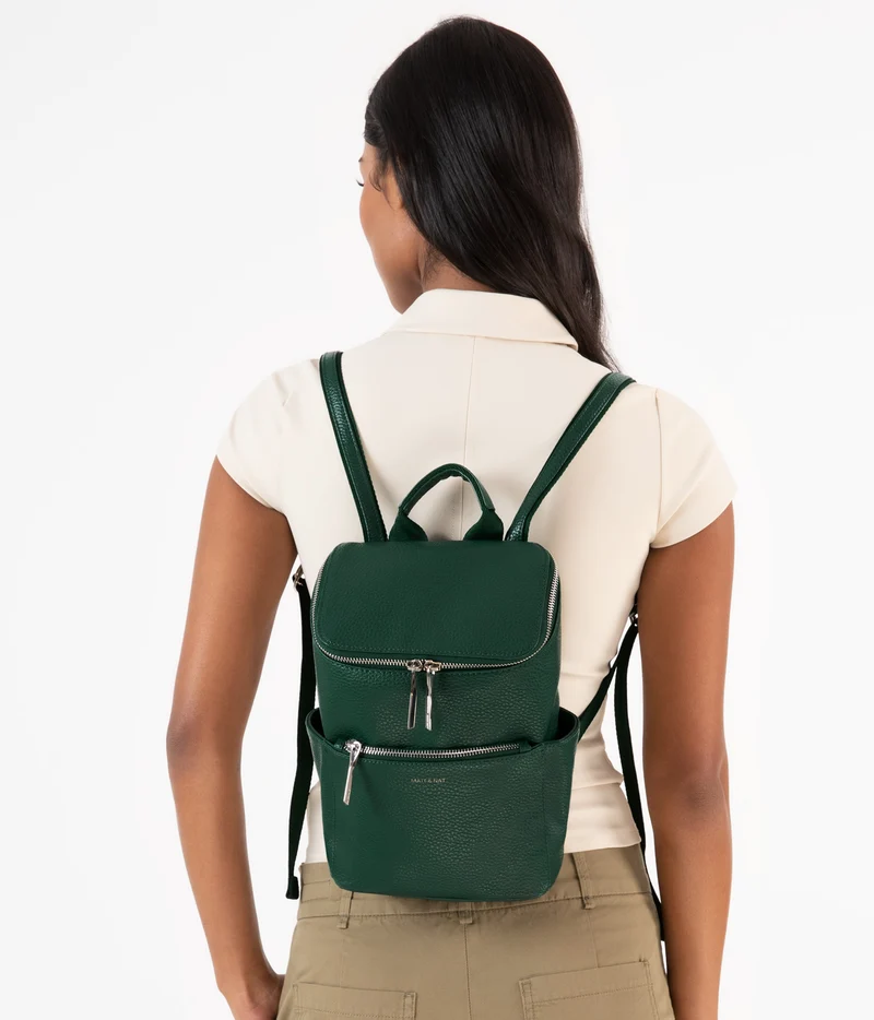 BRAVESM Petit sac à dos végétalien - Pureté