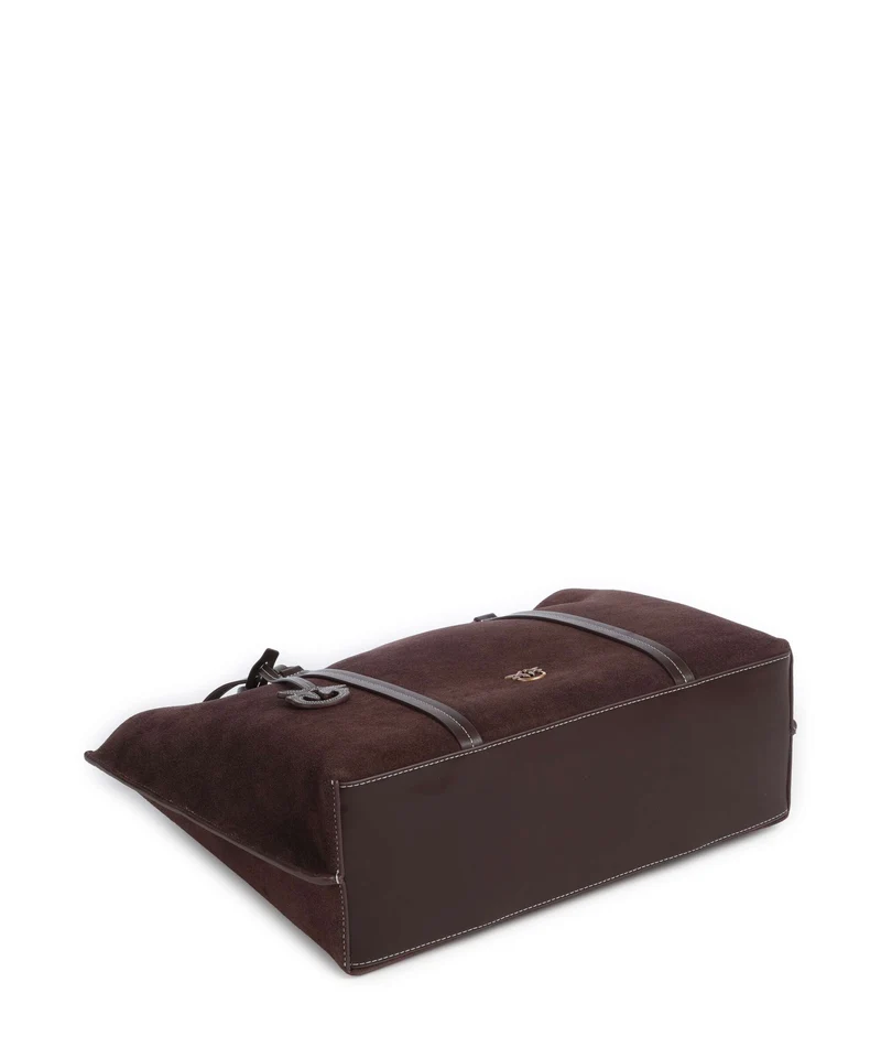 Pinko Carrie Big Cabas borgogna/antique gold