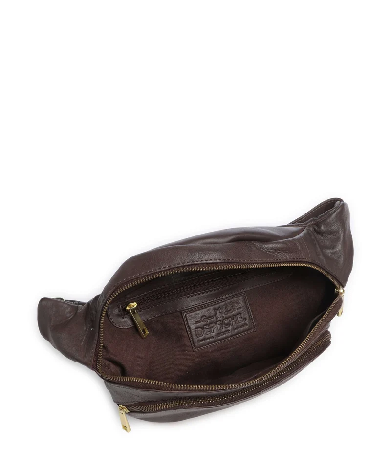 Depeche Golden Chic Sac banane coffee