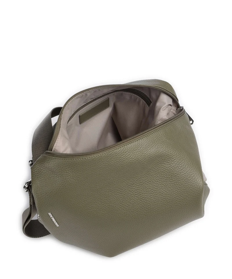 Mandarina Duck Mellow Leather Sac à main porté dos winter olive