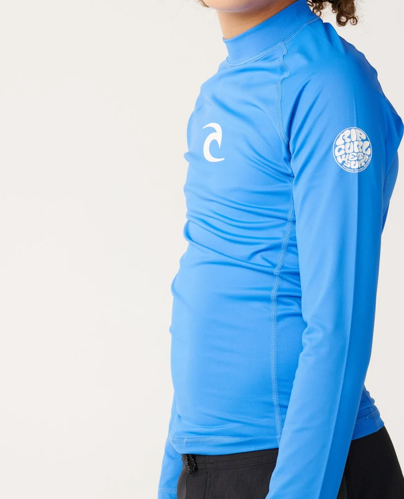 Waves UPF Long Sleeve Rash Vest Kids