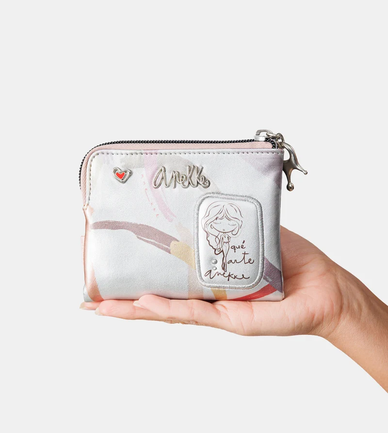 Petit portefeuille flexible Alma RFID