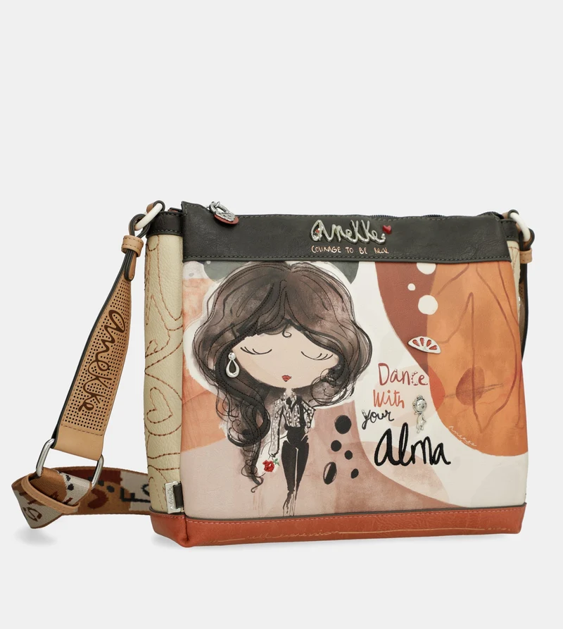 Sac bandoulière Alma 3 compartiments