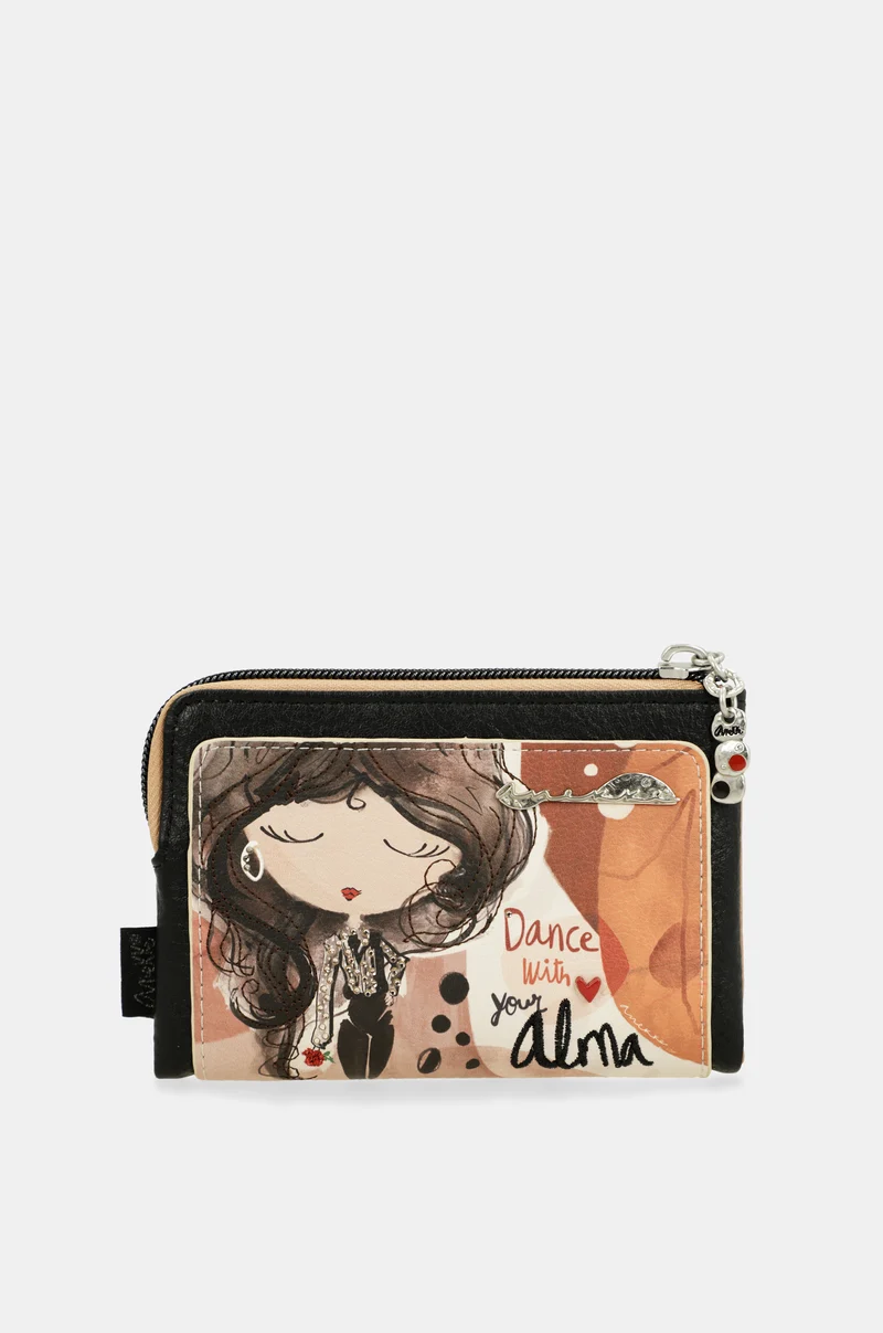 Portefeuille Alma RFID moyen souple