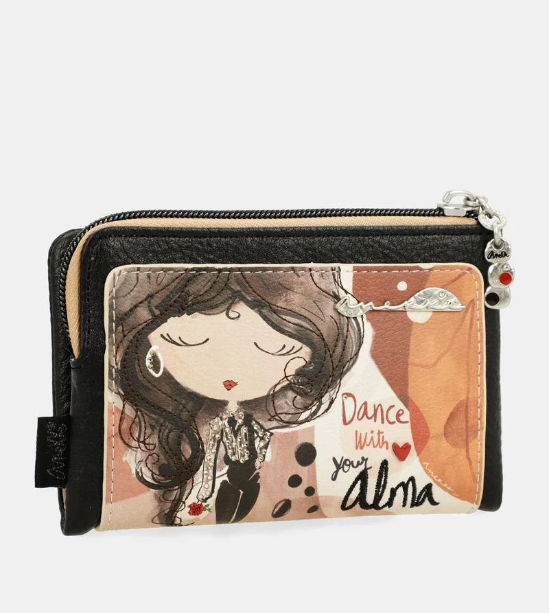 Portefeuille Alma RFID moyen souple