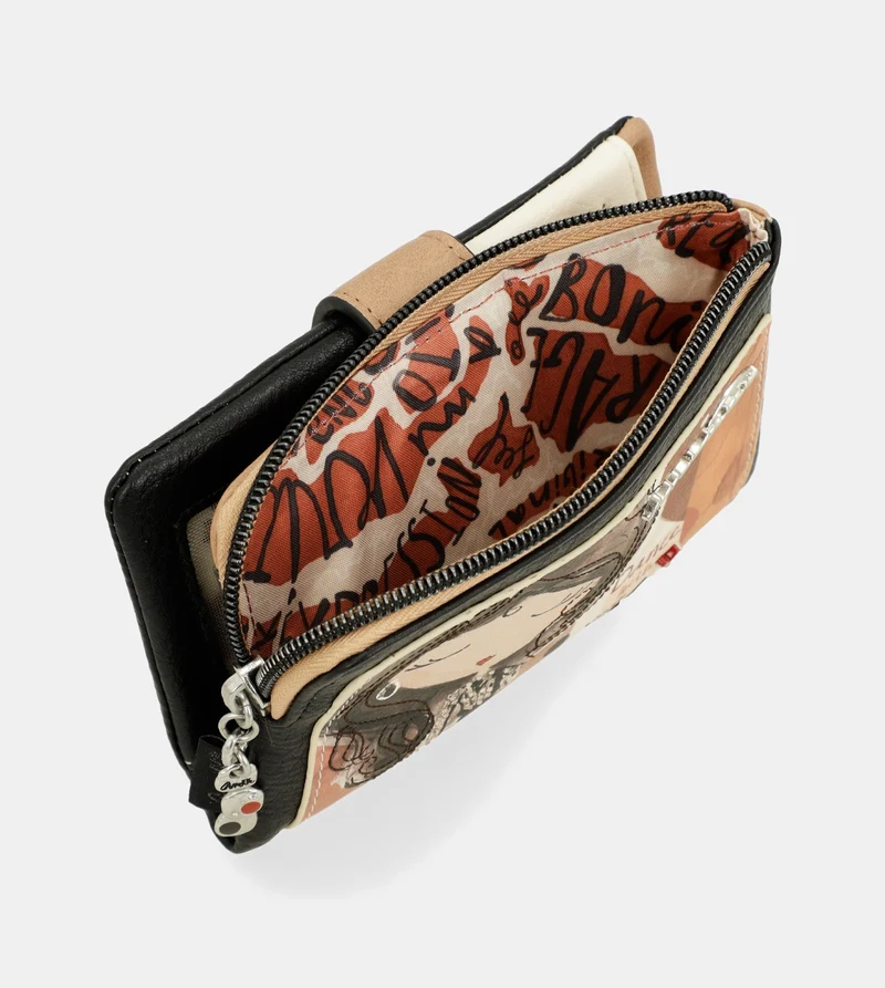 Portefeuille Alma RFID moyen souple