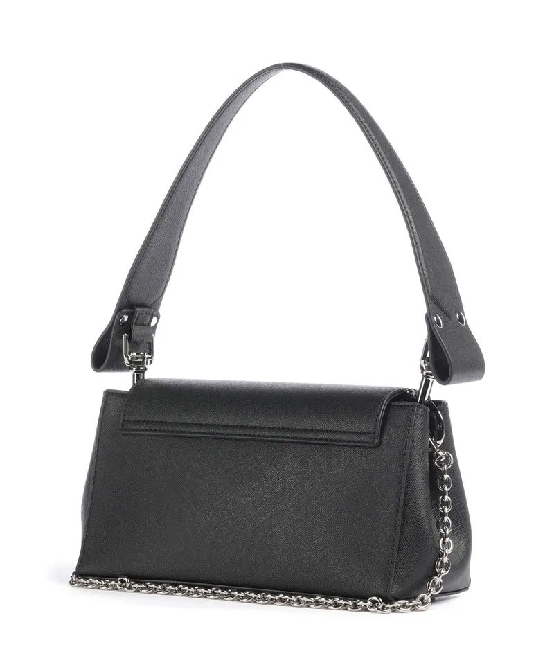 Vivienne Westwood Hazel Saffiano Plain Medium Sac porté épaule black