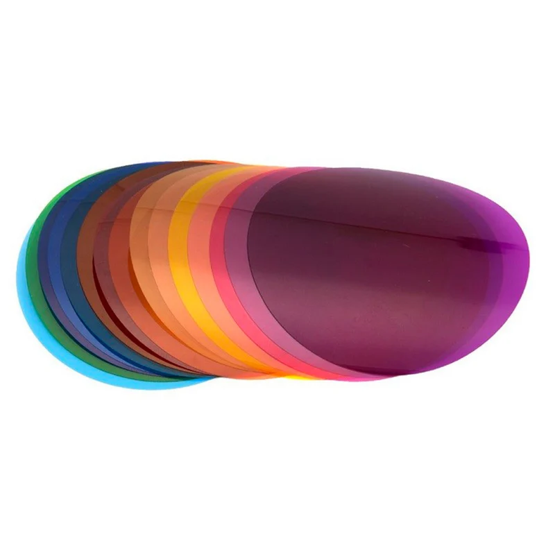 Filtres de couleur pour flash tête ronde