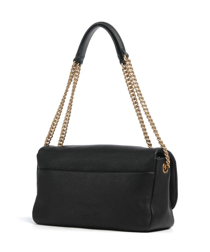 Pinko Click Soft Horizontal Chain Sac porté épaule nero/antique gold