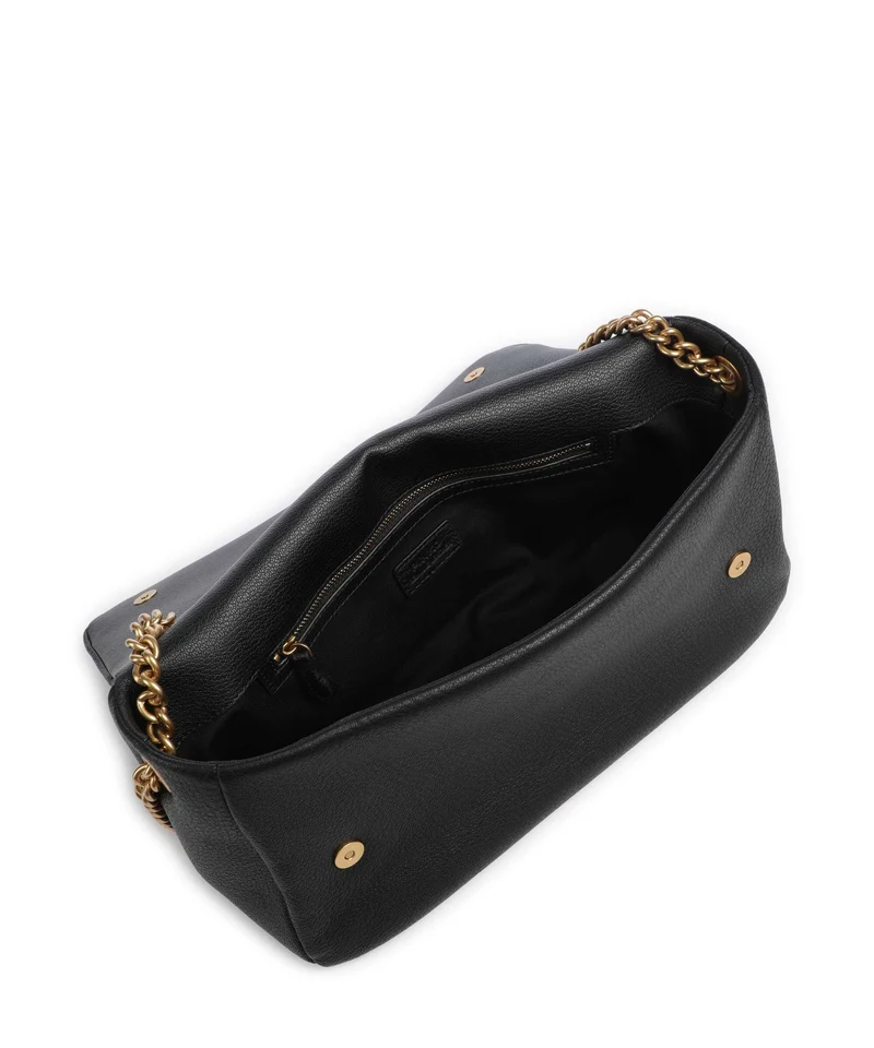 Pinko Click Soft Horizontal Chain Sac porté épaule nero/antique gold