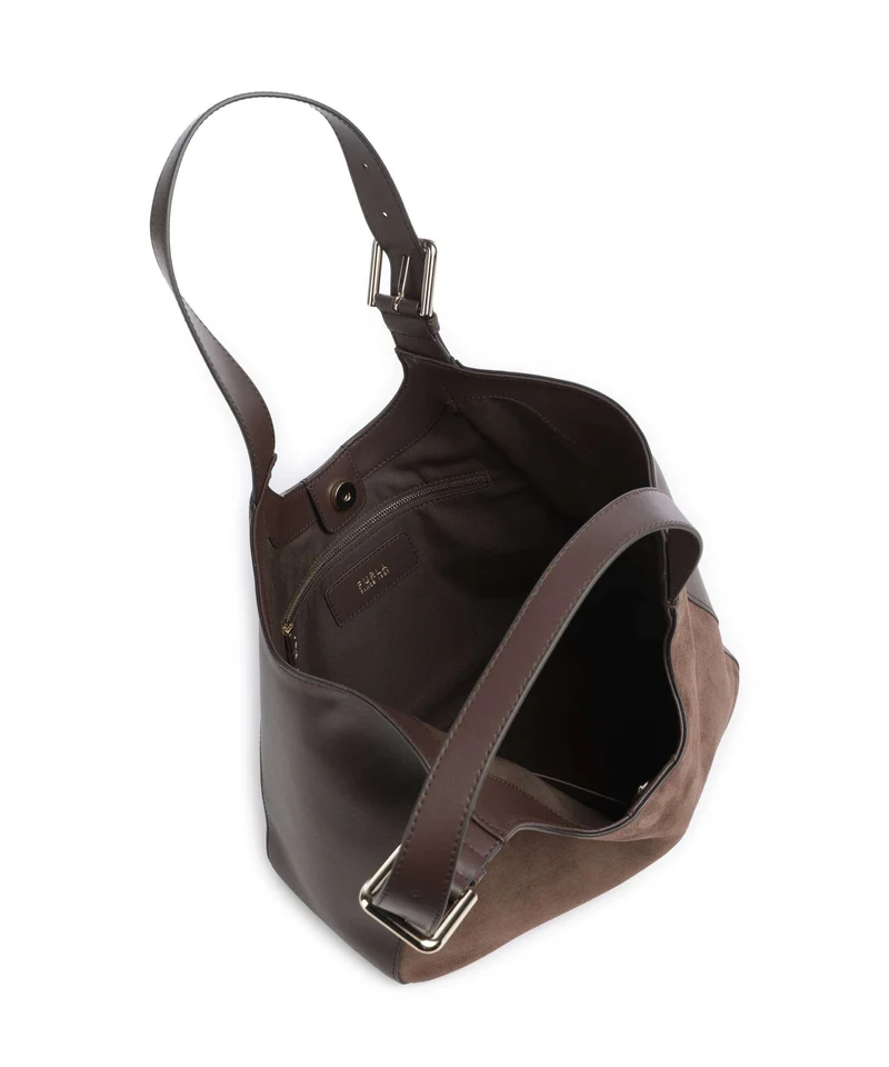 Furla Dora M Cabas toni cioccolato